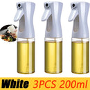 200/300/500mlOil Spray Plastic Household Kitchen Oil Spray Bottle Nebulizing Mist Filling Cooking Dual Use BBQ Camping Dispenser
