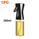 200/300/500mlOil Spray Plastic Household Kitchen Oil Spray Bottle Nebulizing Mist Filling Cooking Dual Use BBQ Camping Dispenser