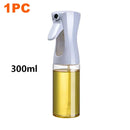 200/300/500mlOil Spray Plastic Household Kitchen Oil Spray Bottle Nebulizing Mist Filling Cooking Dual Use BBQ Camping Dispenser