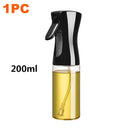 200/300/500mlOil Spray Plastic Household Kitchen Oil Spray Bottle Nebulizing Mist Filling Cooking Dual Use BBQ Camping Dispenser