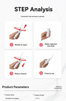 Household High Pressure Oral Irrigator Portable Teeth Clean Water Dental Floss Manual High Pressure Water Toothpick