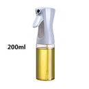 200/300/500mlOil Spray Plastic Household Kitchen Oil Spray Bottle Nebulizing Mist Filling Cooking Dual Use BBQ Camping Dispenser